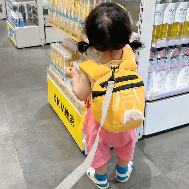 遛娃神器婴儿小背包防走失双肩包迷你两岁宝宝可爱小书包儿童学步