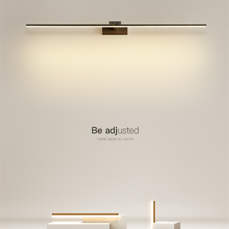 简约镜前灯led壁灯打孔现代北欧洗手间镜柜主卧室灯化妆镜灯具