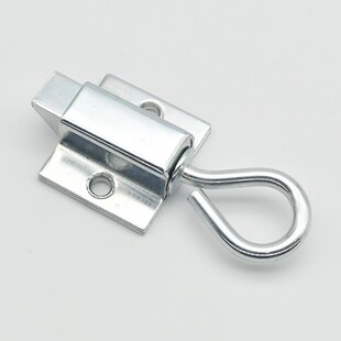 自动伸缩撞击式插销锁带拉环插销圆拉环撞击插销门锁