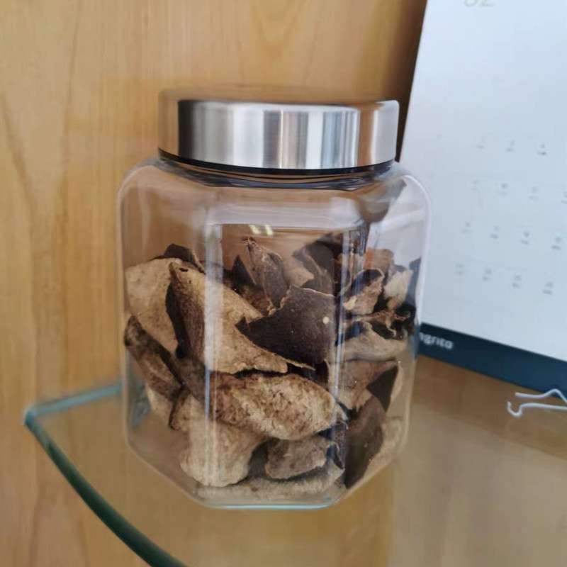 嘉宝不锈钢盖PC干货密封罐防潮透明储物罐厨房五谷杂粮陈皮收纳瓶
