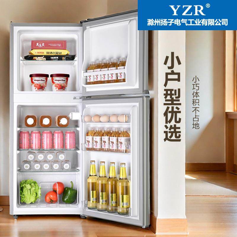 小户型一级能效大容量冰箱双门家用小型冷藏冷冻饮料柜超薄三人用