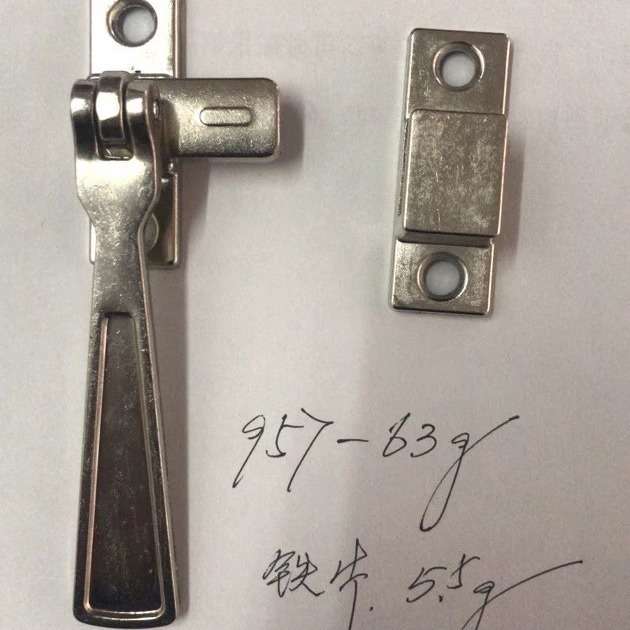 实心执手窗户锌合金平开窗把手金色推拉窗把手门窗五金配件