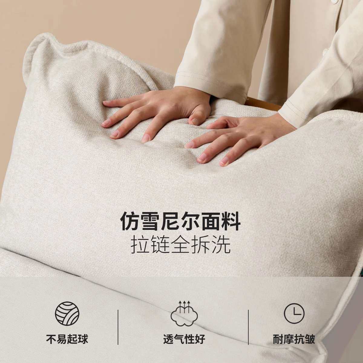 布艺蛋壳椅单人沙发椅摇椅大人躺椅懒人沙发阳台家用休闲椅