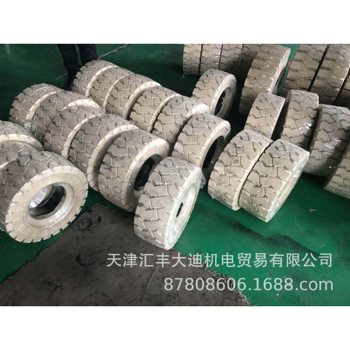 高品质18x7-8叉车实心轮胎电瓶叉车轮胎环保无痕实心轮胎加宽耐磨