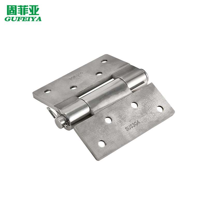 工业机械设备承重静音折叠合页304不锈钢120*128*8mm加厚铰链