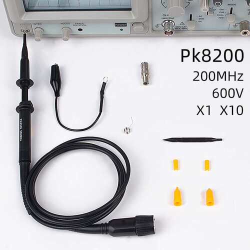 新讯友PK8200示波器探头200MHZ数字存储示波器探头 表笔10X衰减