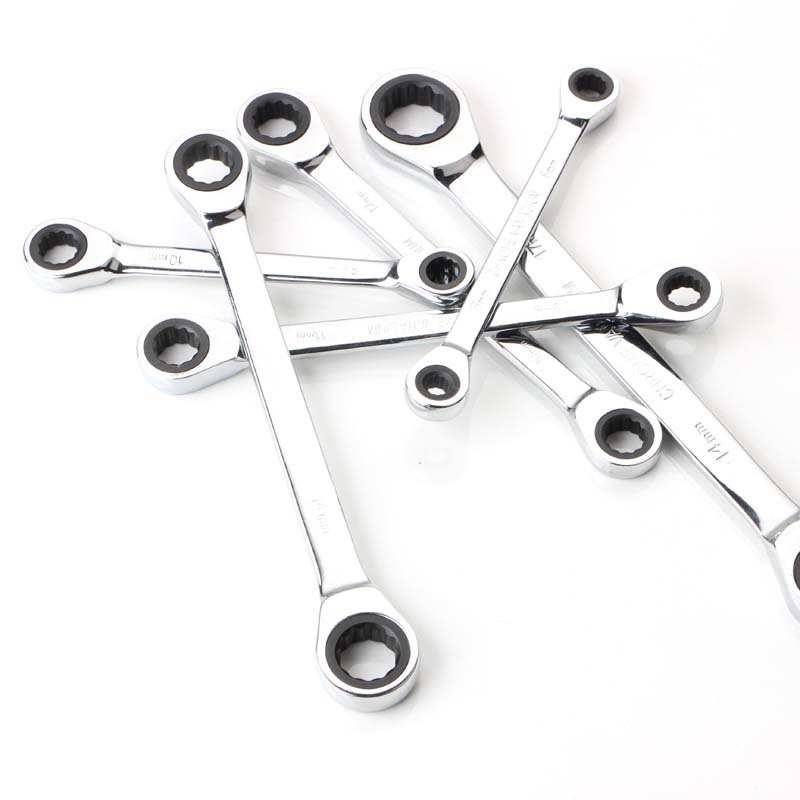 双头棘轮扳手两用套筒扳手套装跨境爆双梅花汽修五金工具机修两头