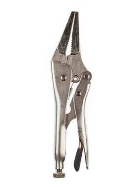钢盾尖嘴带刃大力钳6.5'' 带刃大力钳 固定钳 长嘴大力钳 s048006