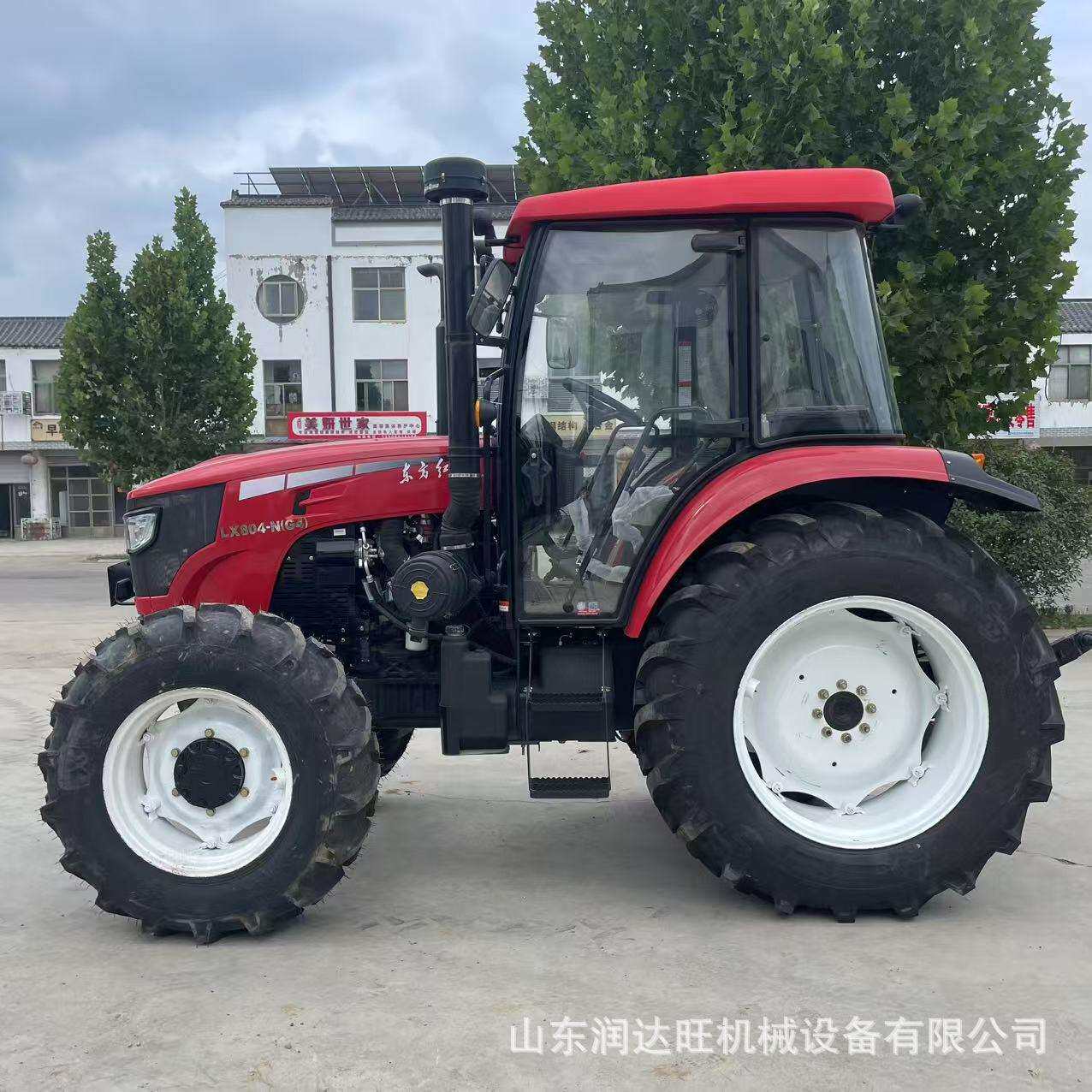 东方红LX804拖拉机耕地犁四驱旋耕打田机东方红LY1004四轮拖拉机