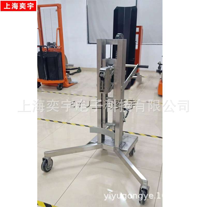 脚踩升高咬嘴油桶车手推拉圆铁塑料桶脚踏式液压不锈钢油桶搬运车