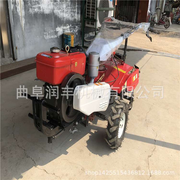 大马力四驱除草旋耕机果园松土施肥开沟机茶园柴油动力培土机