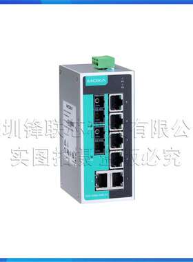 MOXA EDS-208A-MM-SC 2光6电多模 百兆工业级交换机