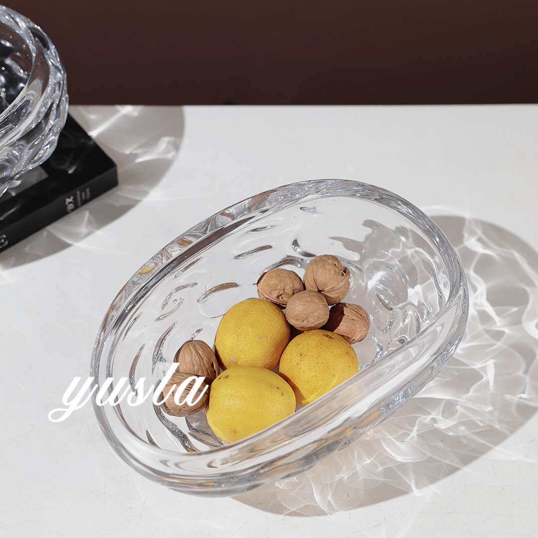 现代极简餐厅桌面水果盘家居软装饰品客厅茶几柜托盆摆件软装饰品