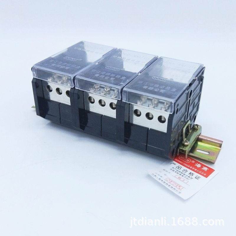 海燕FJ6D-300-03/9三相九表户导轨式接线端子3进9出分线端子