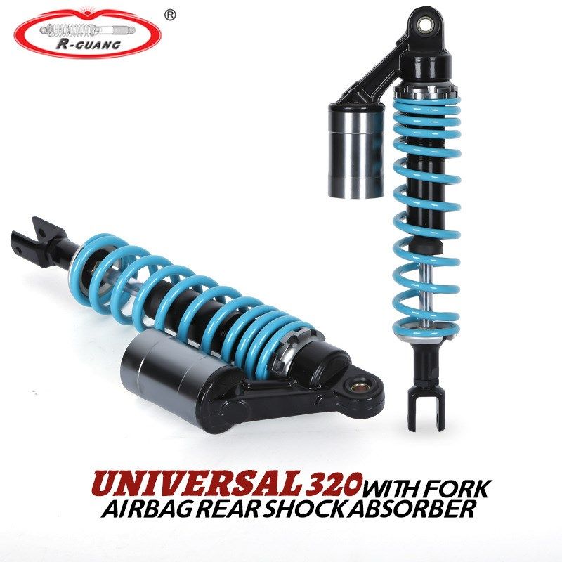 通用320带叉气囊后减震电动车避震器改装后减震适用摩托车改装