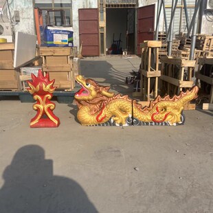 仿古古建配件陶瓷龙跑兽二龙戏珠青瓦龙琉璃瓦龙双龙戏珠屋顶脊瓦