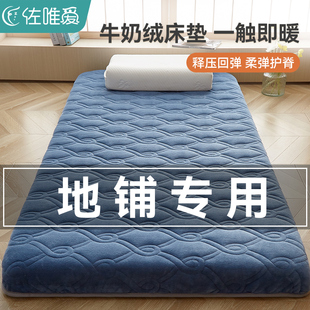 牛奶绒床垫软垫家用加厚保暖大豆床褥垫冬天打地舖专用垫被褥铺底