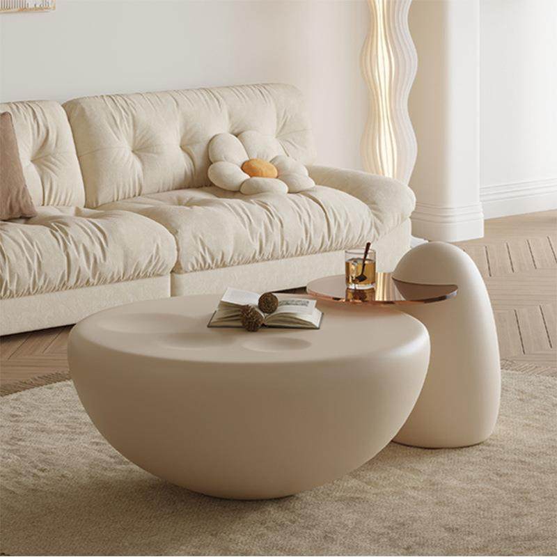 奶油风猫爪茶几现代简约客厅家用小户型圆形子母大小圆茶几桌组合,鲜花速递/花卉仿真/绿植园艺,割草机/草坪机,淘宝优惠券,粉丝福利购,淘宝优惠卷