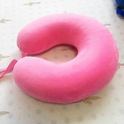 RoyalSunso乳胶u型枕坐车脖子支撑u形枕头办公室午睡护颈可收纳