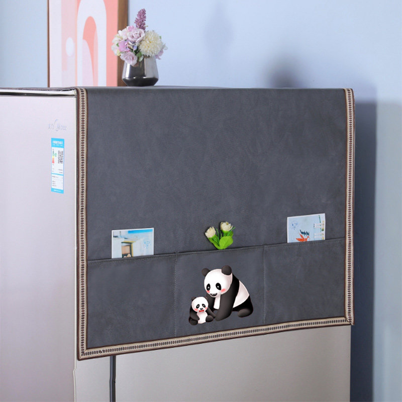 防水防油冰箱盖布单开门双开门防尘盖巾防尘罩滚筒洗衣机新款家用