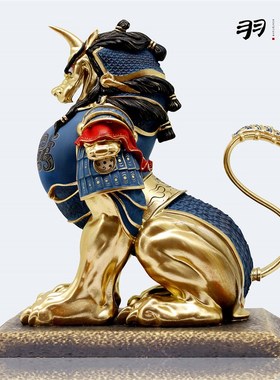 羽林将军貔貅开业礼品招财聚财玄关电视酒柜创意聚宝盆摆件装饰品