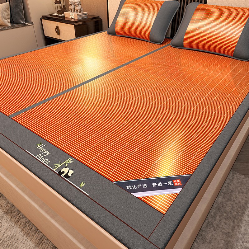 凉席竹席夏天双面席夏季冰丝席学生宿舍单人草席天然席子家用1.8m