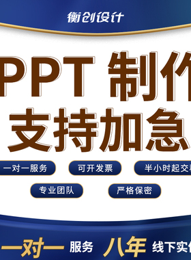 ppt代制作代做企业定制美化修改宣传帮做汇报说课课件设计制作代