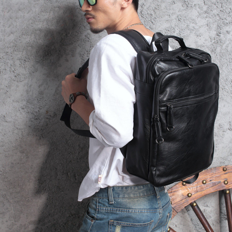 大容量真皮双肩包男式潮牌简约牛皮电脑背包2020新款旅行包潮男包,箱包皮具/热销女包/男包,双肩背包,淘宝优惠券,粉丝福利购,淘宝优惠卷