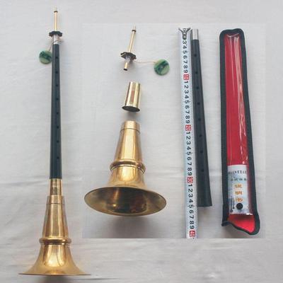 专业演奏级黑檀木乌木九孔锁呐 A调花鼓剧祁剧吹奏乐器夏烈炎