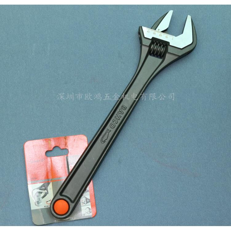 瑞典BAHCO百固 8074-15寸 进口工具鱼唛 活动扳手 活络活口扳手