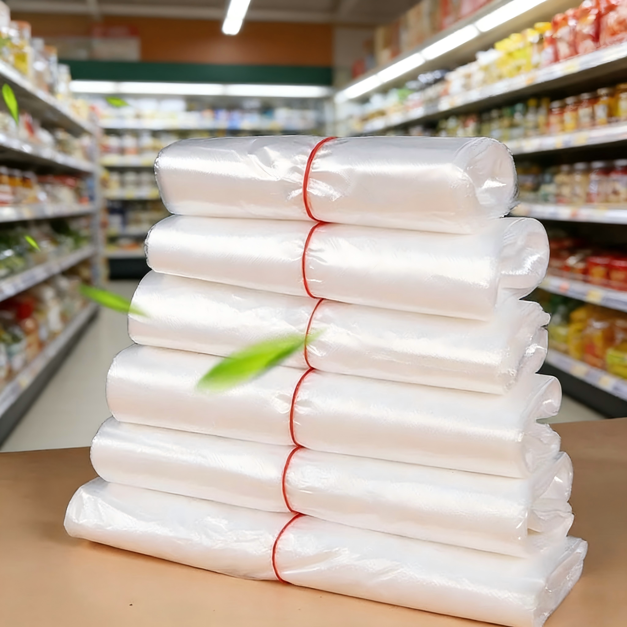 通用透明塑料袋厨房专用加厚防漏保鲜袋家用包装收纳整理一次性