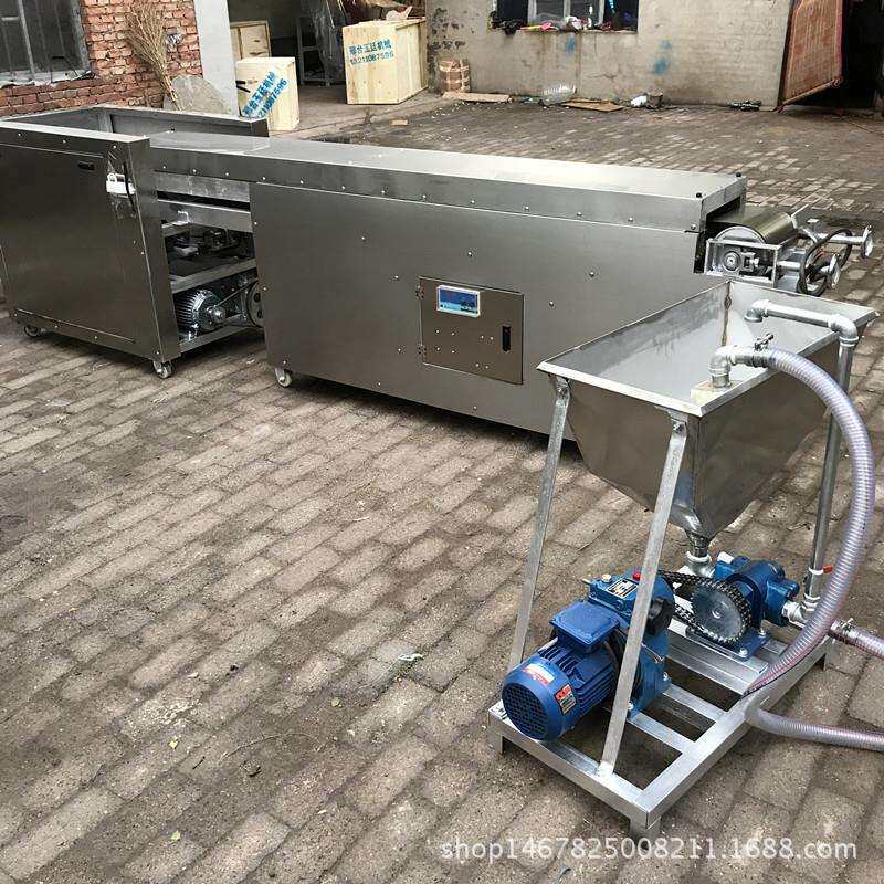 液压全自动烙饼机流水线 千层饼烙饼机 大型烙饼j速度快 价格优惠