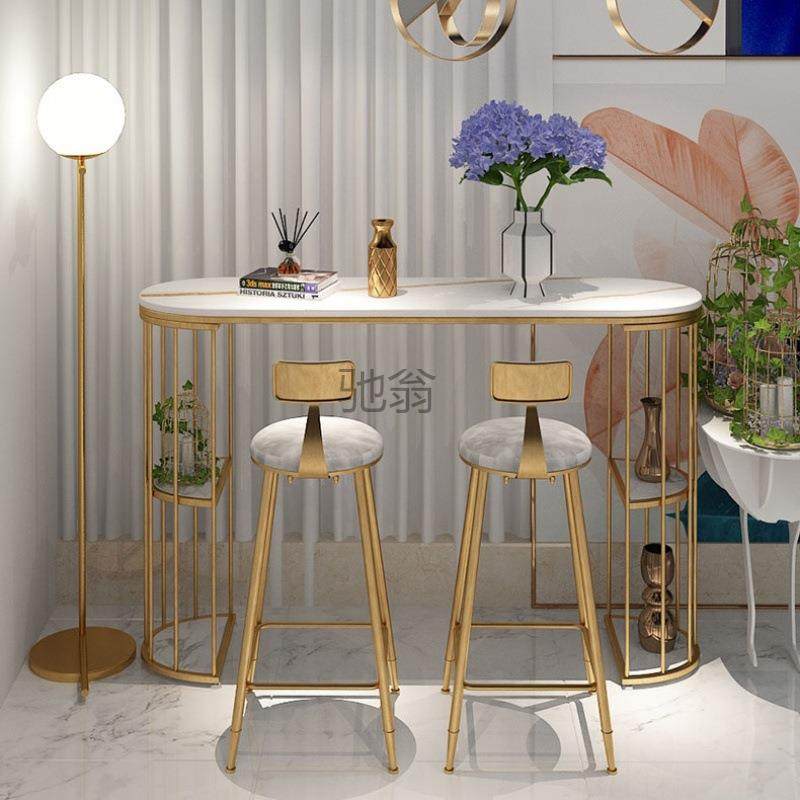 gq新款岩板轻奢靠墙吧台桌简约半圆家用阳台玄关长条高脚桌椅组合,电子元器件市场,其它元器件,淘宝优惠券,粉丝福利购,淘宝优惠卷