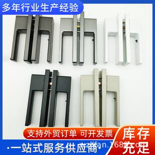 1618极窄平开玻璃门锁铝合金窄边门锁卫生间玻璃门锁通用型门把手