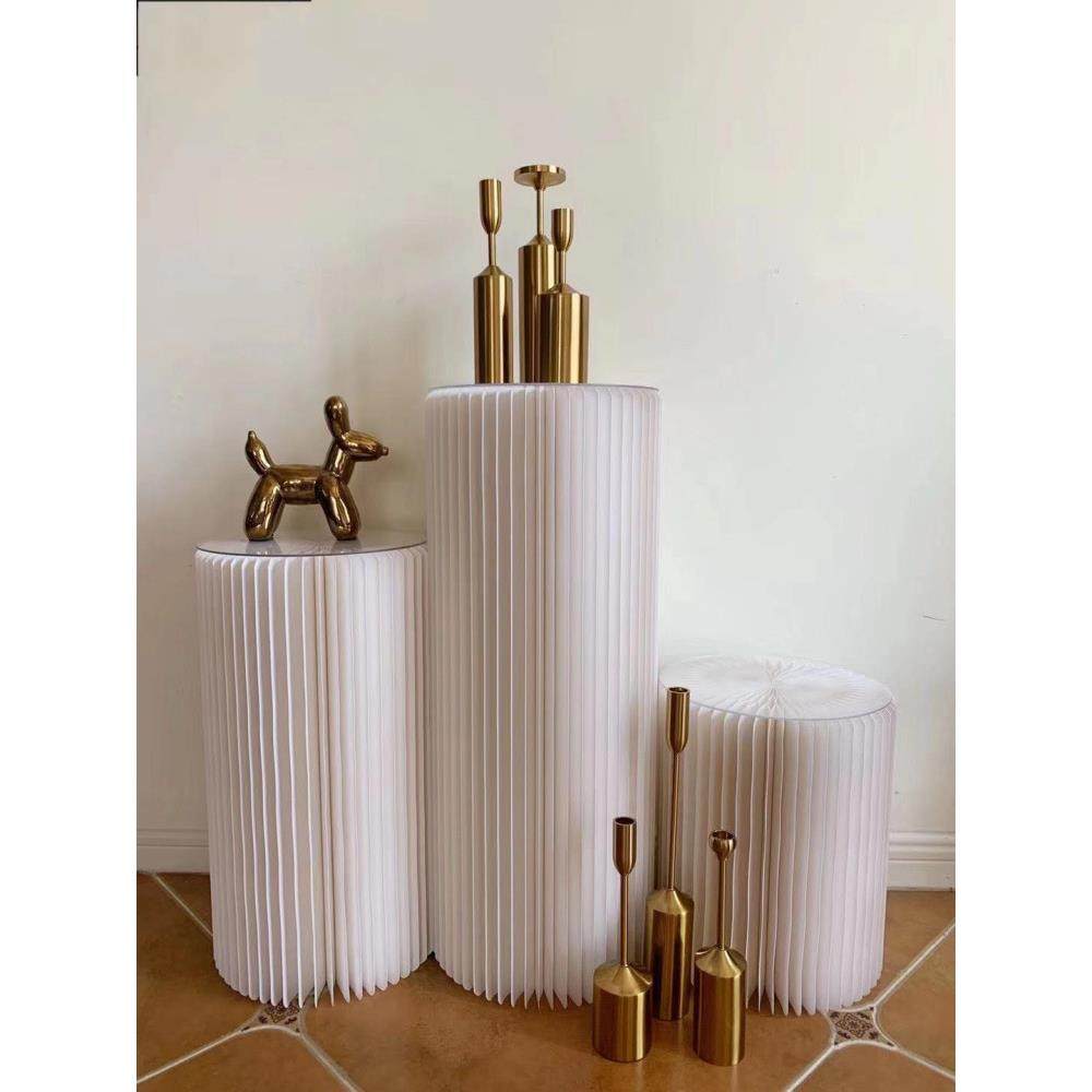 丰纸记蜂窝甜品台婚庆道具折纸折叠罗马柱路引中岛橱窗陈列架展台,电子元器件市场,其它元器件,淘宝优惠券,粉丝福利购,淘宝优惠卷