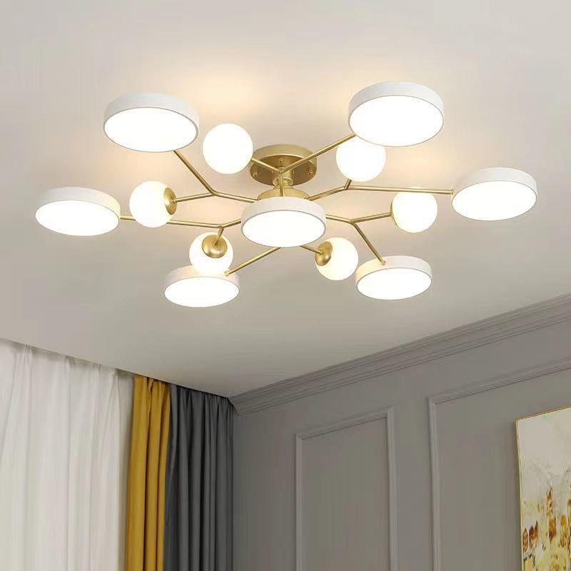 客厅灯现代简约大气家用大厅主灯创意个性卧室吸顶灯北欧餐厅吊灯