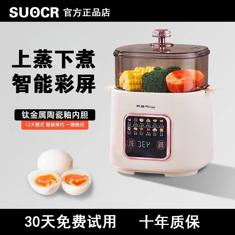 2025新款煮h蛋器自动断电家用小型全自动预约多功能蒸煮一体蒸蛋