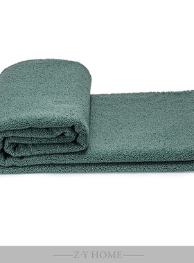 北欧样板房家居深绿色搭毯床尾搭巾沙发小羊卷毯床毯子盖毯