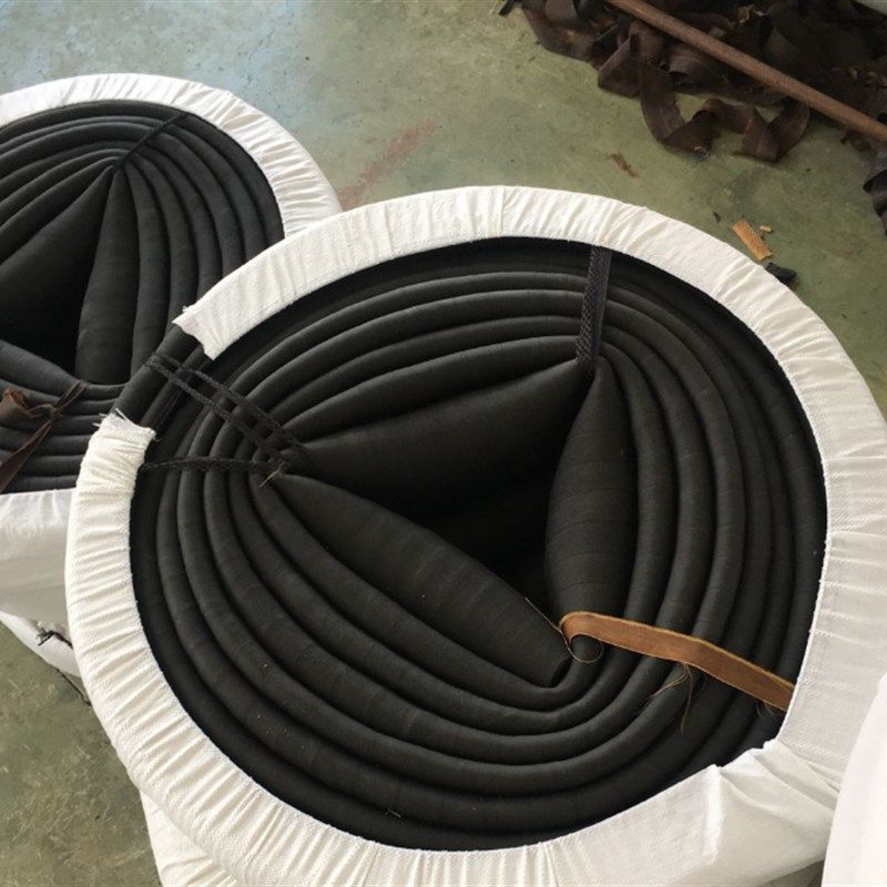 夹线橡胶软管过海水耐磨易折叠橡胶软管DN89/3.5寸夹线耐磨胶管