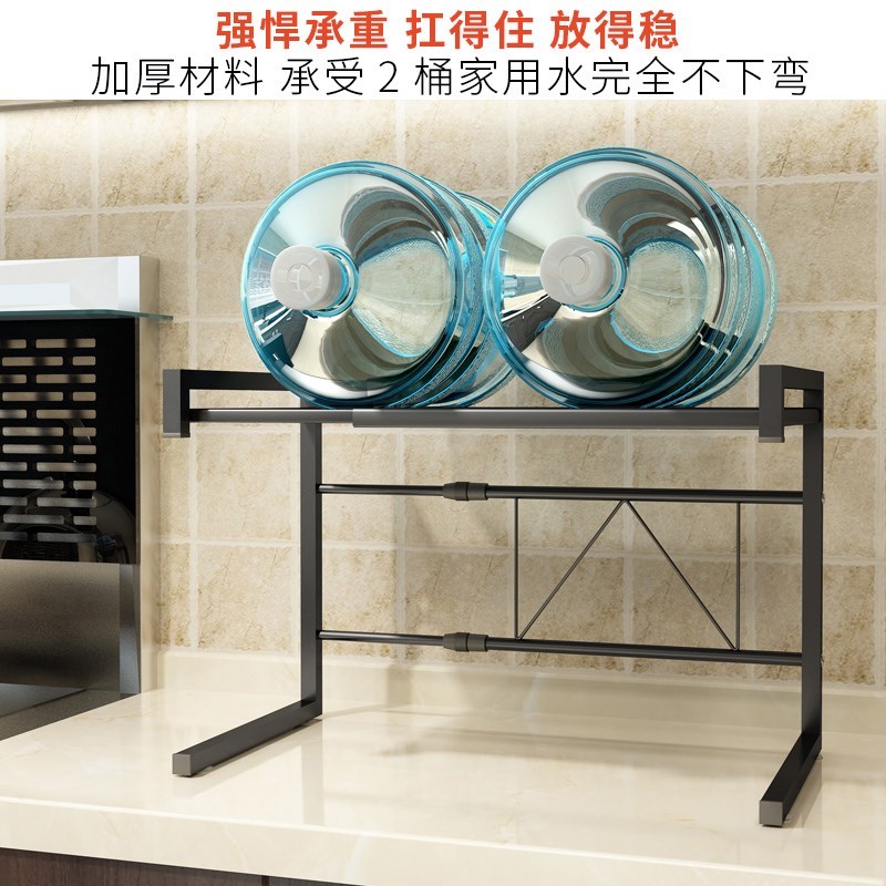 不锈钢微波炉架烤l箱收纳储物架厨房置物架落地灶台面架烤箱架加