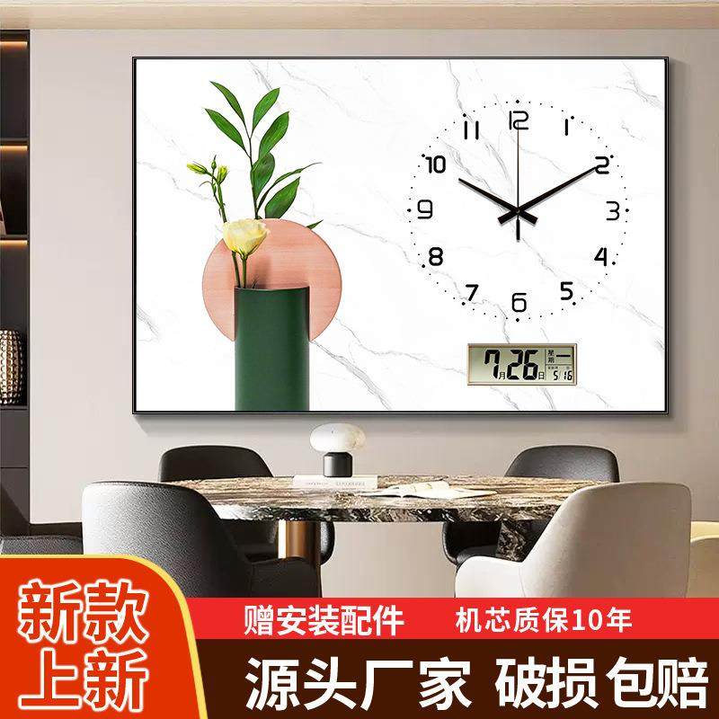 万年历电表箱装饰画带钟表免打孔配电箱遮挡箱清新花卉电子钟挂画,鲜花速递/花卉仿真/绿植园艺,割草机/草坪机,淘宝优惠券,粉丝福利购,淘宝优惠卷