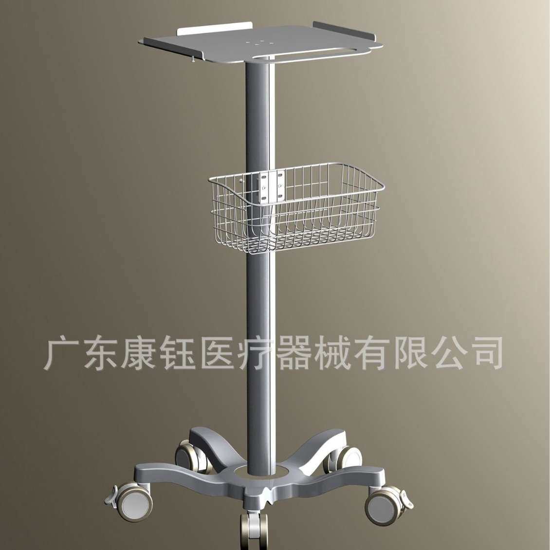 监护仪支架推车心电图支架仪器多功能台车、迈瑞 科曼 理邦通用款