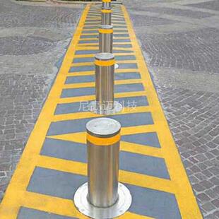 尼高迈可升降车挡液压全自动伸降止车不锈钢路桩手动可拆卸防撞柱