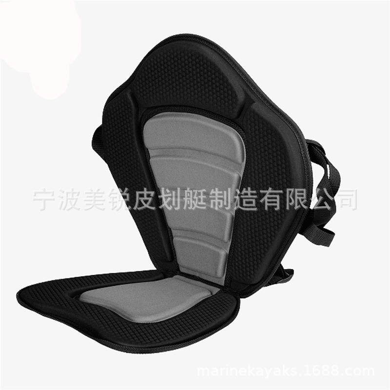 皮划艇通用款靠背座椅 充气船坐垫透明船EVA加厚豪华坐垫靠背