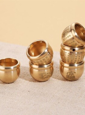 百福缸冰箱铜制百福缸香炉宋代美学冰箱上的聚宝盆迷你百福进宝缸