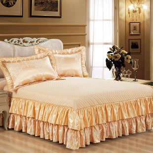 2021新款床罩床裙全棉单件夹棉加厚三件套床套床笠保护套防滑纯棉