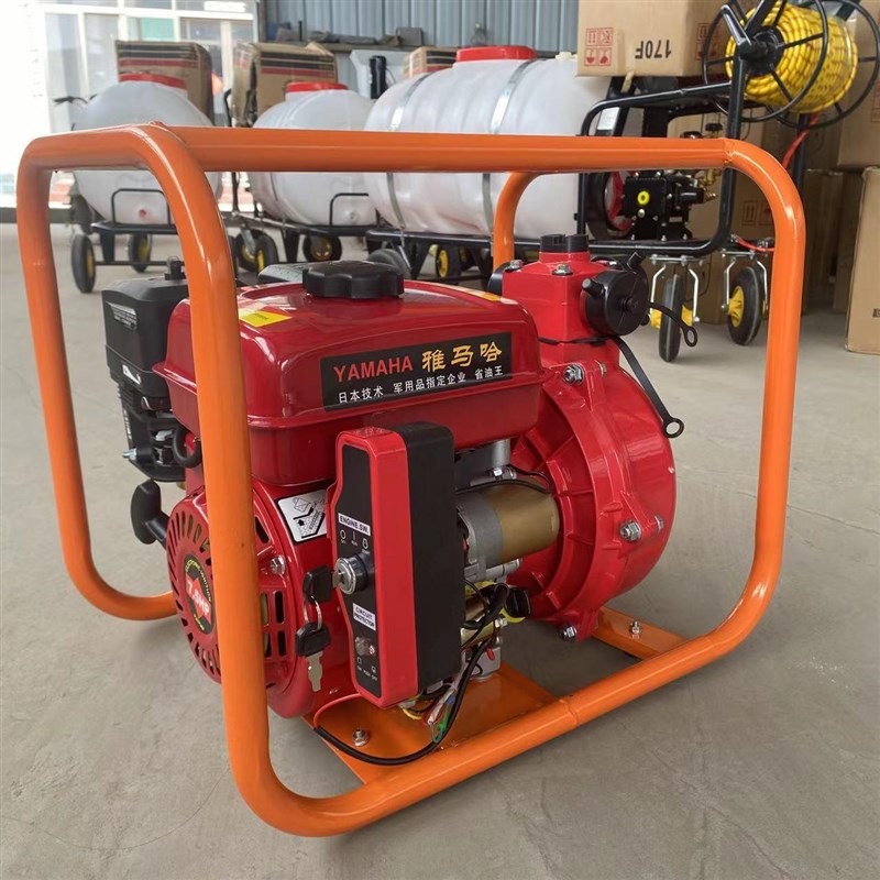 柴油消防泵 手抬框架款电启动浇地泵 森林灭火专用高扬程抽水机