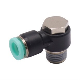 3快插接头 D12 D10 单头外六角弯接头J XXE01