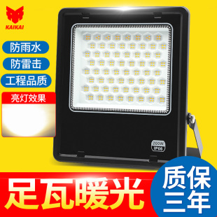 投光灯led防水家用花园超亮射灯户外工地广告牌球场照明200瓦100w