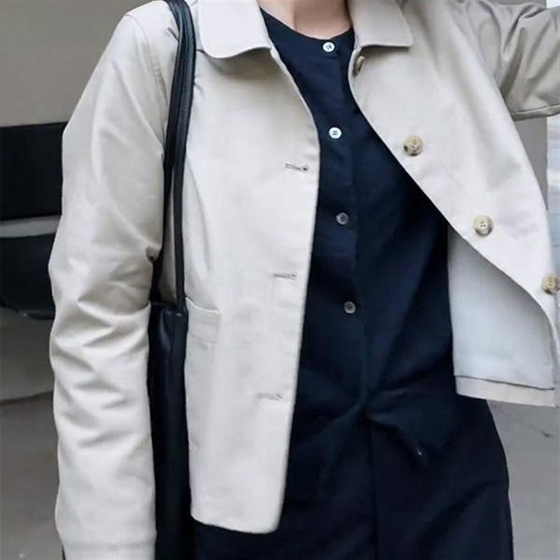 日系短款外套秋装女款2024新款小众独特别致高级感小个子夹克上衣